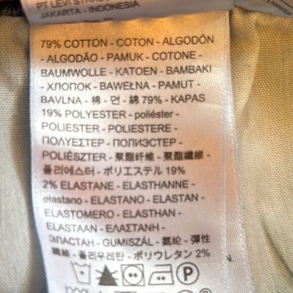 Levi’s Blue Denim Mid-Length Shorts - Picture 6 of 6